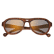 Earth Coronado Ebony Wood Sunglasses, Brown Stripe Wood, ESG019WB