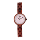 Earth Wood Wisteria Mother-Of-Pearl Bracelet Watch, Red, ETHEW5603
