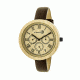 Ew3801 Brush Ladies Watch, Dark Brown
