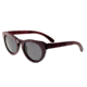Earth Manhattan Bamboo Wood Sunglasses, Plum Stripe Wood ESG007BB