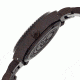 Earth Pith Wooden Unisex Watch, Dark Brown ETHEW1802