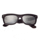 Earth Portsmouth Bamboo Wood Sunglasses, Plum Stripe Wood ESG502BB