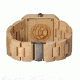 Earth Rhizomes Wooden Unisex Watch, Khaki/Tan ETHEW1201