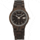 Earth Wood Biscayne Bracelet Watch w/Date, Dark Brown, One Size, ETHEW4202