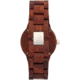 Earth Wood Biscayne Bracelet Watch w/Date, Red, One Size, ETHEW4203