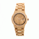 Earth Wood Biscayne Bracelet Watches w/Date, Khaki/Tan, One Size, ETHEW4201