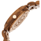 Earth Wood Biscayne Wood Bracelet Watch w/Date, Light Brown, Standard, ETHEW4205