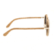 Earth Wood Earth Bondi Sunglass w/Polarized Lenses, Bamboo/Rose Gold, One Size, ESG003W