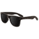 Earth Wood Cape Cod Sunglasses, Ebony Frame, Silver Lens, Polarized, One Size, ESG060E