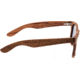 Earth Wood Cape Cod Sunglasses, Red Rosewood Frame, Yellow Lens, Polarized, One Size, ESG060R