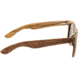 Earth Wood Cape Cod Sunglasses, Zebrawood Frame, Blue Lens, Polarized, One Size, ESG060Z