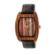 Earth Wood Cedar Leather-Band Watch, Multicolor/Black ETHEW4604