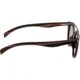 Earth Wood Ceira Polarized Sunglass, Brown Stripe/Black, One Size, ESG021BK