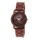 Earth Wood Crown Bracelet Watch, Multicolor/Red ETHEW4503