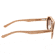 Earth Wood Cruz Polarized Sunglass, Bamboo/Brown, One Size, ESG023BN