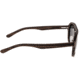 Earth Wood Cruz Sunglasses, Brown Stripe Frame, Black Polarized Lenses, ESG023BK