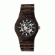 Earth Wood Gobi Automatic Skeleton Bracelet Watch, Dark Brown/Dark Brown ETHEW4302