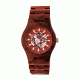 Earth Wood Gobi Automatic Skeleton Bracelet Watch, Red ETHEW4303