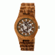 Earth Wood Gobi Automatic Skeleton Bracelet Watch, Olive ETHEW4304