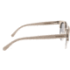 Earth Wood Kai Polarized Sunglass, Beige/Silver, One Size, ESG024GY