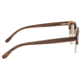 Earth Wood Kai Polarized Sunglass, Brown Stripe/Gold, One Size, ESG024GD