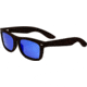 Earth Wood Maya Sunglasses, Ebony Frame, Blue Lens, Polarized, One Size, ESG005E