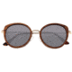 Earth Wood Oreti Polarized Sunglass, Annato/Silver, One Size, ESG037AN