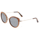 Earth Wood Oreti Polarized Sunglass, Annato/Silver, One Size, ESG037AN