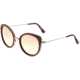 Earth Wood Oreti Polarized Sunglass, Monzo/Rose Gold, One Size, ESG037MN