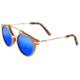 Earth Wood Polarized Sunglasses, White Oak/Blue, ESG034W, White Oak/Blue, One Size, ESG034W