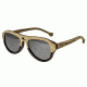 Earth Clearwater Sunglasses. Bamboo Ebony Wood Frame, Black Lens, ESG046BE