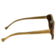 Earth Clearwater Sunglasses. Bamboo Ebony Wood Frame, Black Lens, ESG046BE