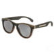 Earth Del Carmen Sunglasses, Ebony Maple Wood Frame, Black Lens, ESG002EM