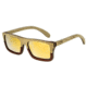 Earth Lanikai Sunglasses, Bamboo Ebony Wood Frame, Yellow Lens, ESG014BE