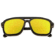 Earth Playa Sunglasses, Ebony Maple Wood Frame, Yellow Lens, ESG062EM
