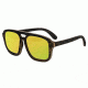 Earth Playa Sunglasses, Ebony Maple Wood Frame, Yellow Lens, ESG062EM