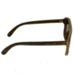 Earth Playa Sunglasses, Ebony Maple Wood Frame, Yellow Lens, ESG062EM