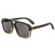 Earth Playa Sunglasses. Ebony Zebrawood Wood Frame, Black Lens, ESG062EZ