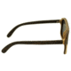 Earth Playa Sunglasses. Ebony Zebrawood Wood Frame, Black Lens, ESG062EZ