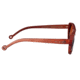 Earth Wood Coronado Sunglasses, Red Rosewood Frame, Brown Lens, Red Rosewood/Brown, One Size, ESG019R