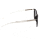 Earth Wood Doumia Polarized Sunglass, Black Butterfly/Silver, One Size, ESG043BS