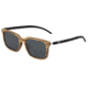 Earth Doumia Polarized Sunglasses - Unisex, Zebrawood/Black, One Size, ESG043ZB