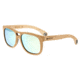 Earth Wood Las Islas Sunglasses, Khaki Frame, Yellow Lenses, ESG055M