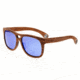 Earth Wood Las Islas Sunglasses, Red Frame, Blue/Green Lenses, ESG055R