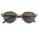 Earth Wood Misty Polarized Sunglass, Zebrawood/Black, One Size, ESG049ZS