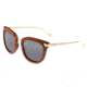 Earth Nissi Polarized Sunglasses, Mahogany/Black, One Size, ESG033MG