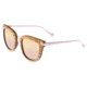 Earth Nissi Polarized Sunglasses, Zebrawood/Rose Gold, One Size, ESG033ZW