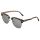 Earth Sassel Polarized Sunglasses - Unisex, Ebony/Silver, One Size, ESG045ES