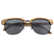 Earth Sassel Polarized Sunglasses - Unisex, Zebrawood/Black, One Size, ESG045ZB