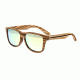 Earth Solana Polarized Sunglasses, Brown Stripe/Yellow Green, ESG004Z